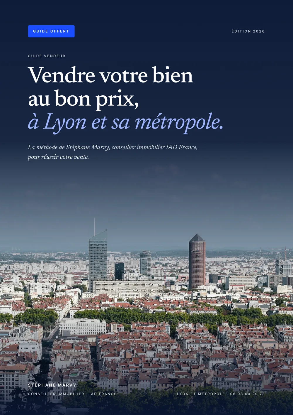 Couverture du Guide Vendeur de Stéphane Marvy