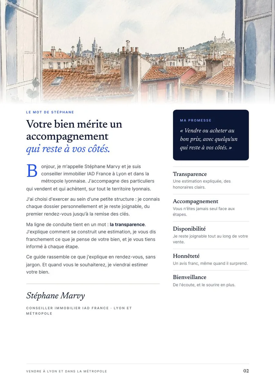 Page du guide : Le mot de Stéphane